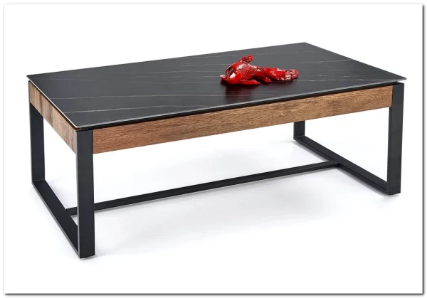 Стол журнальный Halmar RAMONA (черный/ореховый) заказать по цене 28 342 руб. в Перми