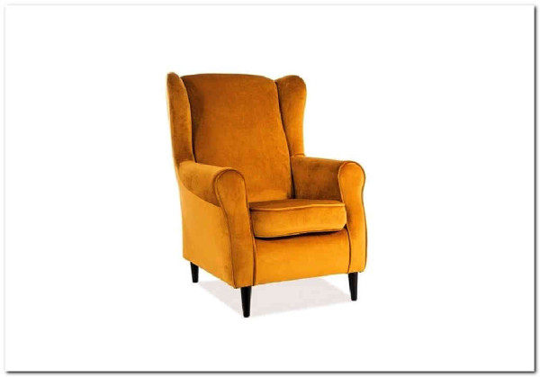 Кресло BARON Velvet Bluvel 68  Signal (карри) заказать по цене 47 283 руб. в Перми