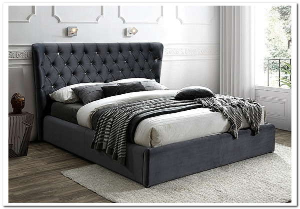 Кровать Signal CARVEN VELVET BLUVEL 14 (серый) 160/200 заказать по цене 87 225 руб. в Перми