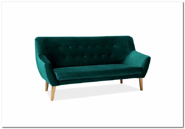Диван Signal NORDIC 3 Velvet Bluvel 78 зеленый заказать по цене 67 577 руб. в Перми