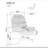 Кресло SIGNAL GISELLE (бежевый/бежевый/черный мат) заказать по цене 42 142 руб. в Перми