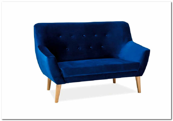 Диван Signal NORDIC 2 Velvet Bluvel 86 синий заказать по цене 54 053 руб. в Перми