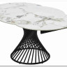 Стол BUENO 120 GLOSS GOLDEN JADE SOLID CERAMIC / BLACK, DISAUR заказать по цене 108 700 руб. в Перми