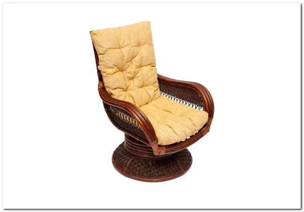 Кресло-качалка "ANDREA Relax Medium" /с подушкой античный орех/Кремовый заказать по цене 43 520 руб. в Перми Кресло-качалка "ANDREA Relax Medium" /с подушкой античный орех/Кремовый заказать по цене 43 520 руб. в Перми