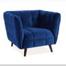 Кресло CASTELLO 1 Velvet Bluvel 86  Signal (темно-синий) заказать по цене 64 889 руб. в Перми