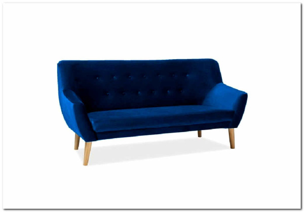 Диван Signal NORDIC 3 Velvet Bluvel 86 синий заказать по цене 67 577 руб. в Перми