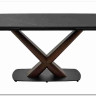 Стол BLANCO 160 MATT BLACK MARBLE SOLID CERAMIC / Орех, DISAUR заказать по цене 102 000 руб. в Перми