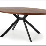Стол обеденный Halmar LOCARNO (ореховый/черный) заказать по цене 44 604 руб. в Перми