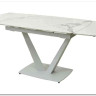 Стол ALATRI 120 GLOSS STATUARIO WHITE SINTERED STONE / WHITE заказать по цене 79 600 руб. в Перми