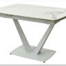 Стол ALATRI 120 GLOSS STATUARIO WHITE SINTERED STONE / WHITE заказать по цене 79 600 руб. в Перми