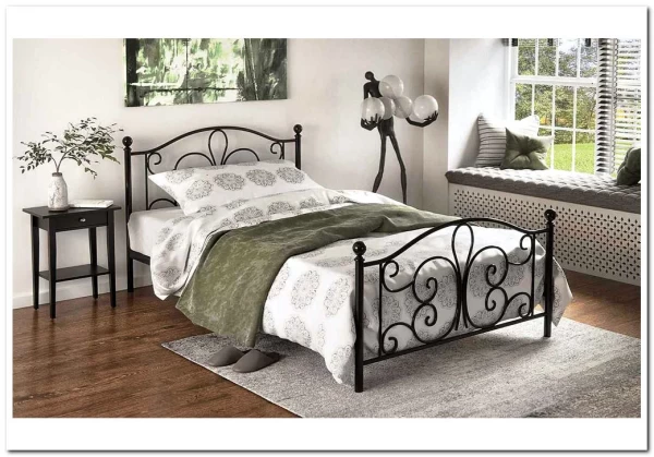 Кровать HALMAR PANAMA (черный) 120/200 заказать по цене 26 448 руб. в Перми