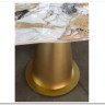 Стол TERAMO 135 GLOSS GRAND JADE SOLID CERAMIC, керамика, поворотн.механизм / Бронзовый, DISAUR заказать по цене 63 810 руб. в Перми