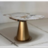 Стол TERAMO 135 GLOSS GRAND JADE SOLID CERAMIC, керамика, поворотн.механизм / Бронзовый, DISAUR заказать по цене 63 810 руб. в Перми