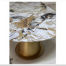 Стол TERAMO 135 GLOSS GRAND JADE SOLID CERAMIC, керамика, поворотн.механизм / Бронзовый, DISAUR заказать по цене 63 810 руб. в Перми