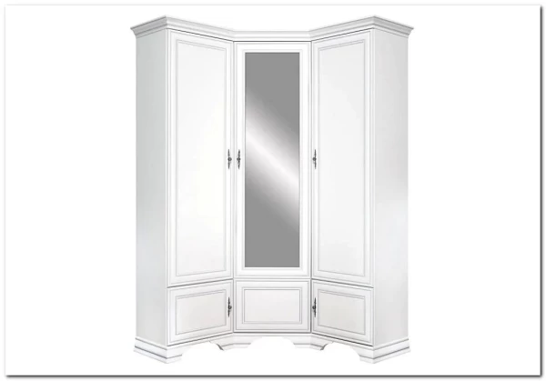 Шкаф угловой Кентаки SZFN5D белый БРВ заказать по цене 73 610 руб. в Перми