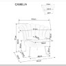 Кресло SIGNAL CAMELLIA Velvet Bluvel 14 (серый/золотой) заказать по цене 27 417 руб. в Перми
