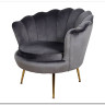 Кресло SIGNAL CAMELLIA Velvet Bluvel 14 (серый/золотой) заказать по цене 27 417 руб. в Перми