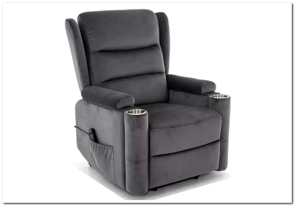 Кресло Signal MINOS Velvet Bluvel 14 раскладное (серый) заказать по цене 59 614 руб. в Перми Кресло Signal MINOS Velvet Bluvel 14 раскладное (серый) заказать по цене 59 614 руб. в Перми