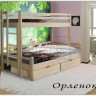 Двухъярусная кровать Орлёнок c нижним спальным местом 120/140 из сосныпо цене 49 130 руб. в магазине Другая Мебель в Перми