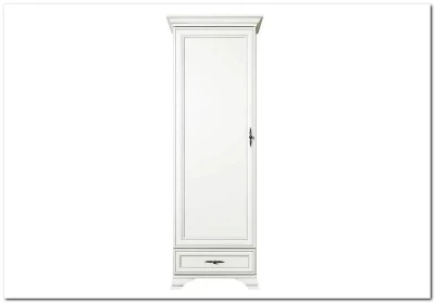 Шкаф Кентаки REG1D1S белый БРВ