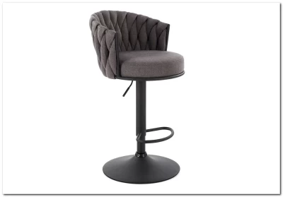 Стул барный Halmar H125 (серый/черный)