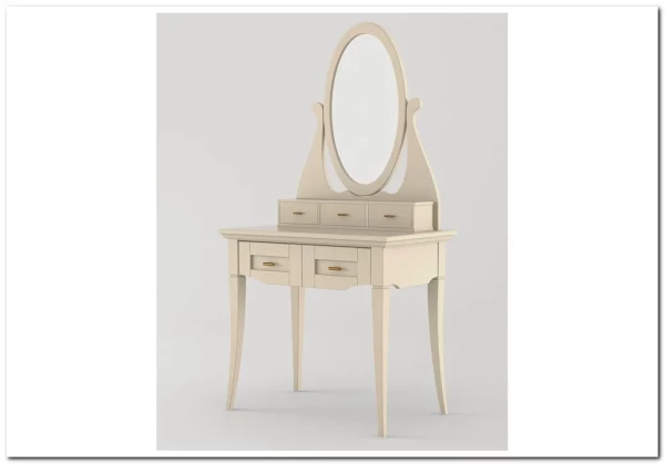 Купить Туалетный столик с зеркалом Римини узкий с доставкой по России по цене производителя можно в магазине Другая Мебель в Перми