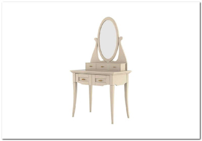 Туалетный столик с зеркалом Римини узкий