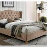 Кровать Signal ASPEN VELVET BLUVEL 28 (бежевый/дуб) 160/200 заказать по цене 62 781 руб. в Перми