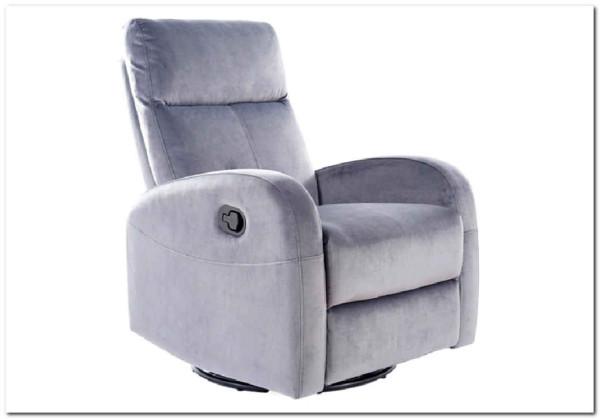 Кресло OLIMP VELVET BLUVEL 14 раскладное  Signal (серый) заказать по цене 50 349 руб. в Перми
