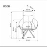 Стул кухонный Halmar K536 (оливковый/черный) заказать по цене 17 129 руб. в Перми