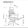 Кресло компьютерное HALMAR VESUVIO 2 бирюзовый/серый/белый заказать по цене 15 791 руб. в Перми