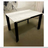 Стол CORNER 120 MATT WHITE MARBLE SOLID CERAMIC / BLACK заказать по цене 53 750 руб. в Перми
