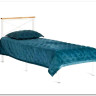 Купить Кровать Iris (mod.9311) дерево гевея/металл, 90*200 см (Single bed), Белый (White) с доставкой по России по цене производителя можно в магазине Другая Мебель в Перми