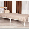 Купить Кровать Iris (mod.9311) дерево гевея/металл, 90*200 см (Single bed), Белый (White) с доставкой по России по цене производителя можно в магазине Другая Мебель в Перми