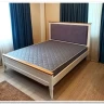 Купить Кровать двуспальная Римини с мягким изголовьем с доставкой по России по цене производителя можно в магазине Другая Мебель в Перми