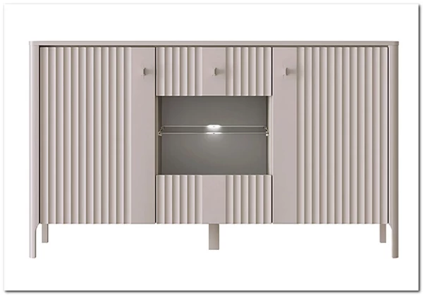 Тумба-витрина Dalia персидский жемчуг KOM1W2D BRW заказать по цене 31 000 руб. в Перми