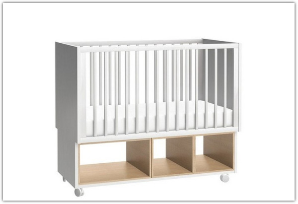 Купить Детская кроватка 60X120 4You by VOX BV белый/дуб с доставкой по России по цене производителя можно в магазине Другая Мебель в Перми