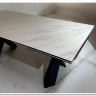 Стол ORISTANO 200 MARBLES KL-99 Белый мрамор матовый, итальянская керамика/ черный каркас, DISAUR заказать по цене 99 040 руб. в Перми