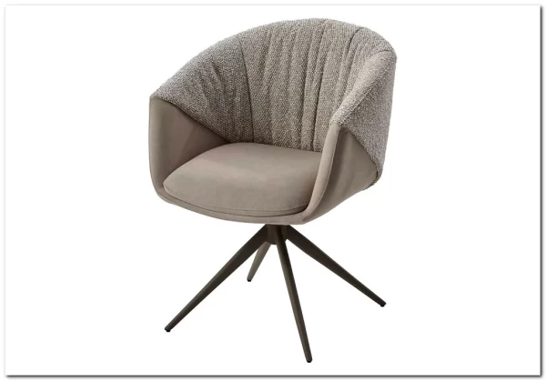 Стул ГИССЕН (GISSEN) 360 град., цвет ЛАТТЕ RIELY-111 / V885-3, ткань / ЛАТТЕ, ®DISAUR заказать по цене 18 550 руб. в Перми