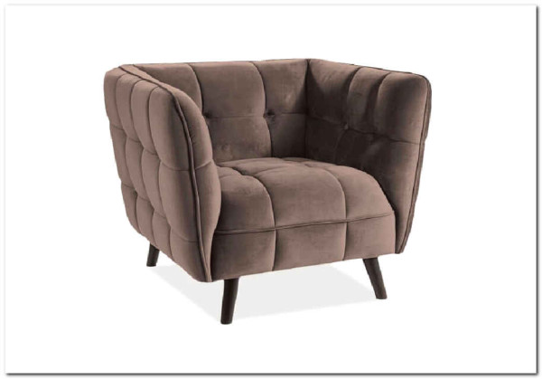 Кресло Signal CASTELLO 1 Velvet Bluvel 28 (бежевый) заказать по цене 64 889 руб. в Перми Кресло Signal CASTELLO 1 Velvet Bluvel 28 (бежевый) заказать по цене 64 889 руб. в Перми