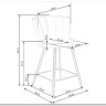 Стул барный Halmar H106 (темно-зеленый/черный/золотой) заказать по цене 13 590 руб. в Перми