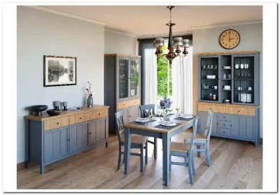 Мебель для гостиной Сканди серый из сосны