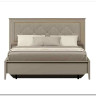 Кровать с мягким элементом Classic LOZ160x200 глиняный серый BRW заказать по цене 43 300 руб. в Перми