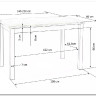 Стол обеденный Halmar TIAGO 140 раскладной дуб крафт/черный заказать по цене 53 272 руб. в Перми