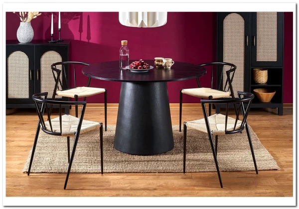 Стол обеденный Halmar GINTER (черный) заказать по цене 43 867 руб. в Перми