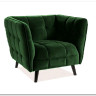 Кресло CASTELLO 1 Velvet Bluvel 78  Signal (зеленый) заказать по цене 64 889 руб. в Перми