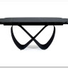 Стол обеденный Signal INFINITY Ceramic 160 раскладной (черный Azario black/черный мат) заказать по цене 209 327 руб. в Перми