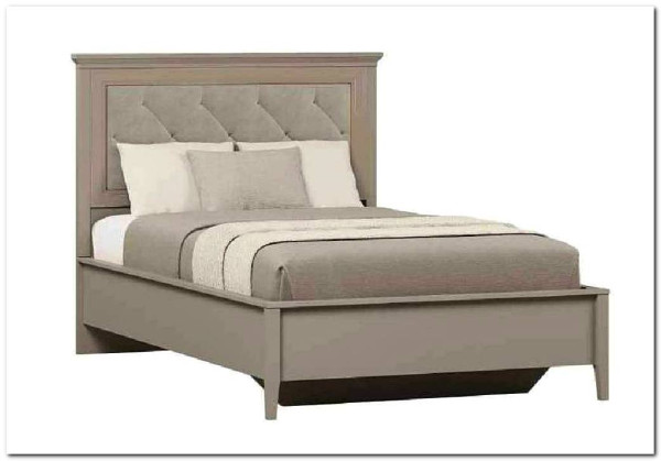 Кровать с мягким элементом Classic LOZ120x200 глиняный серый BRW заказать по цене 40 490 руб. в Перми