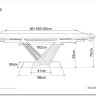 Стол обеденный Signal GENESIS Legno 180 (эффект дерева/дуб/черный) заказать по цене 124 279 руб. в Перми