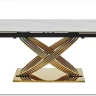 Стол обеденный Signal HERMES II 160 (эффект белого мрамора/золотой) заказать по цене 134 542 руб. в Перми
